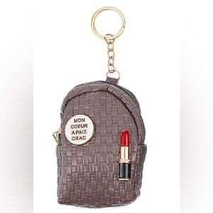 Mini Backpack 🎒💄 Keychain/Coin Pouch
